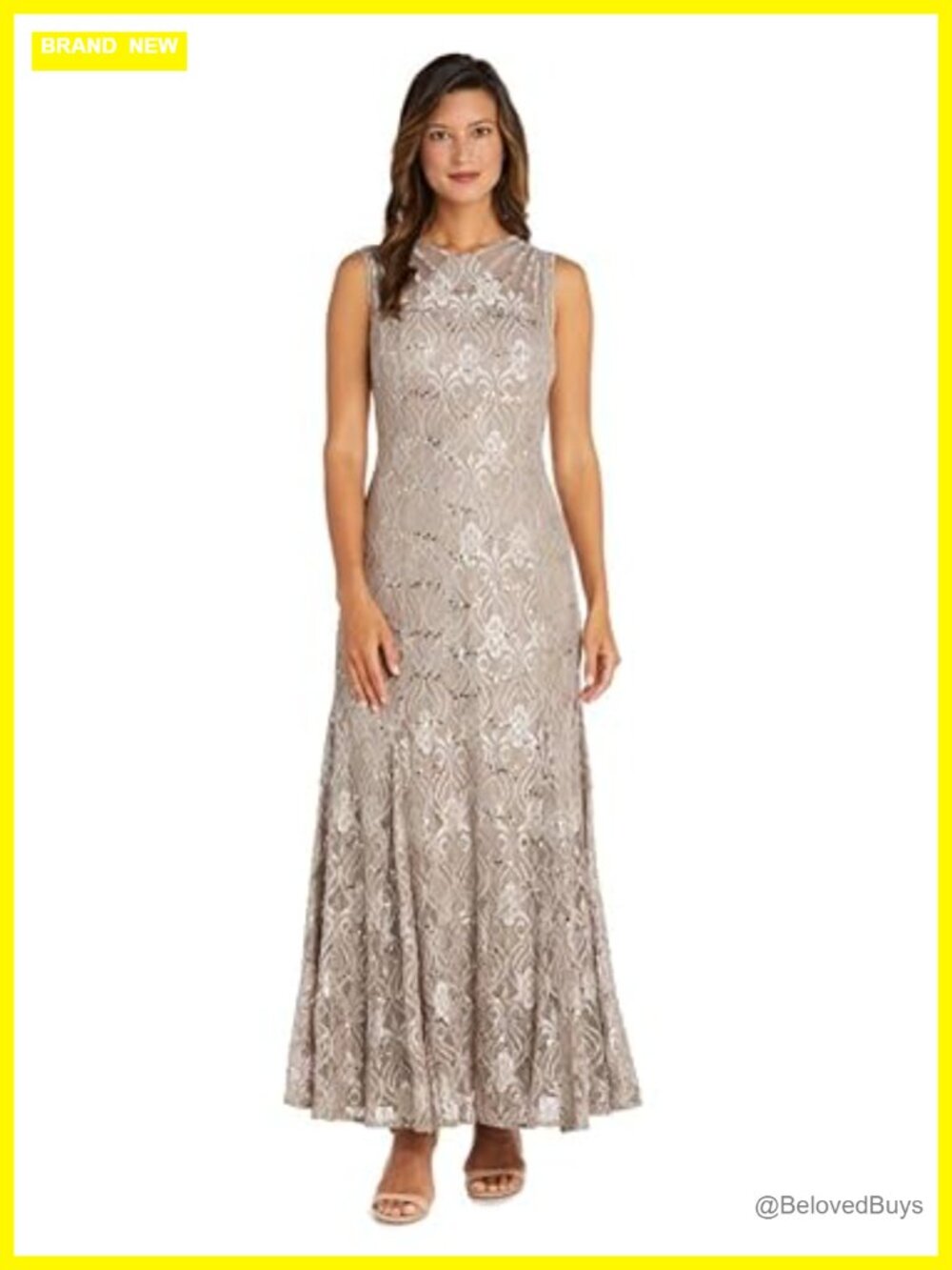 R&M Richards Starlit Siren Sequin Gown Mermaid Formal Dress